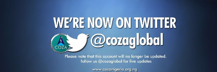 COZA Lagos banner