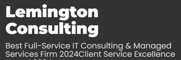 Lemington Consulting banner