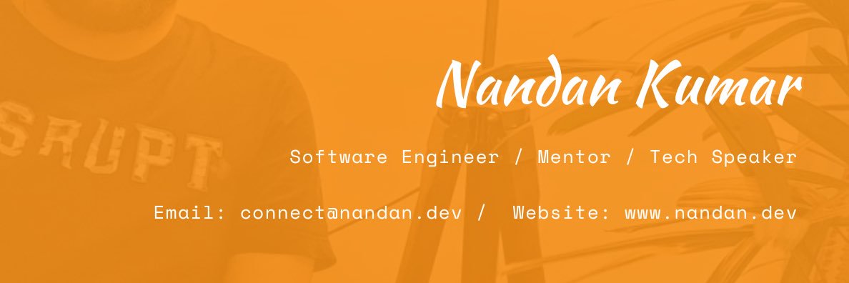 Nandan kumar banner