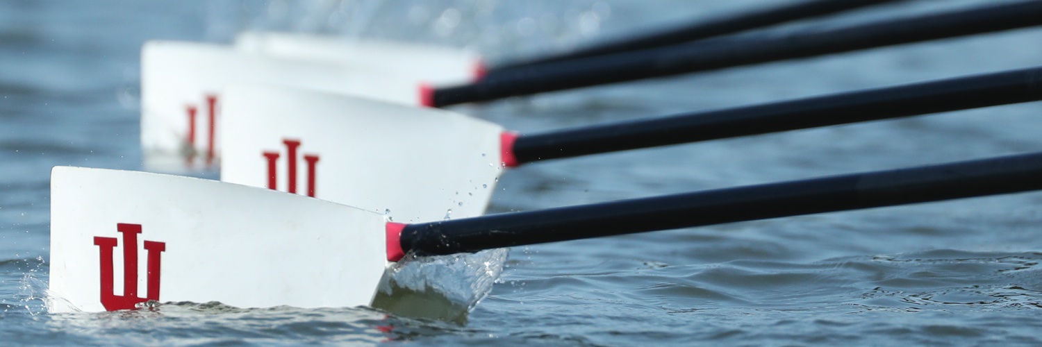 Indiana Rowing banner