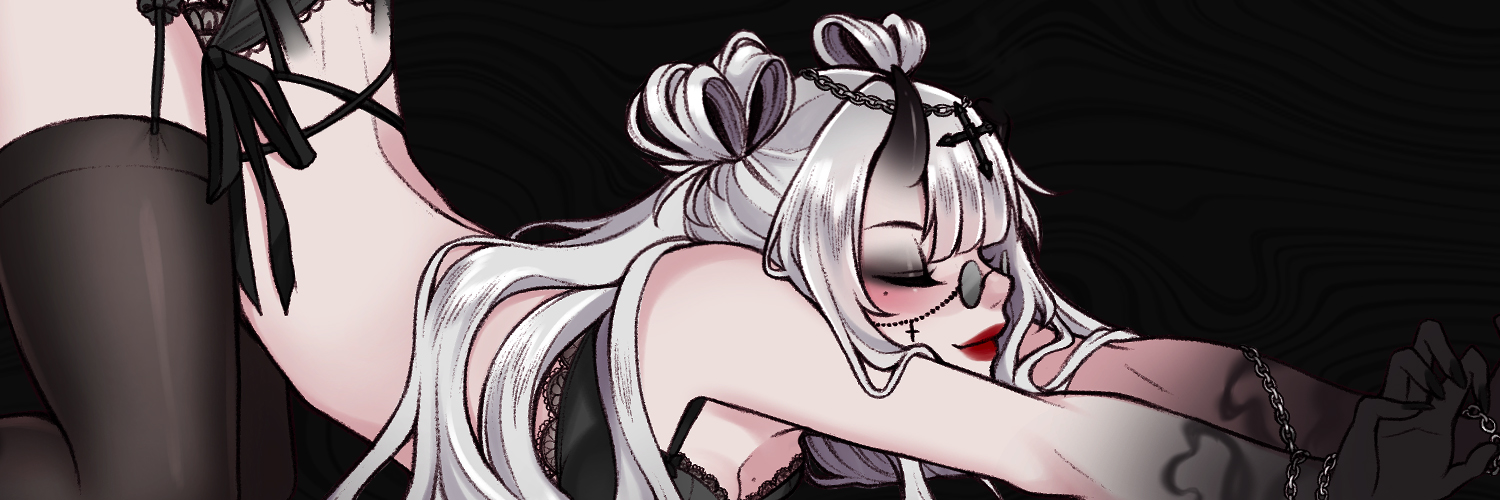 ♥️ ♱ 𝐕 ♱ 🩶 banner