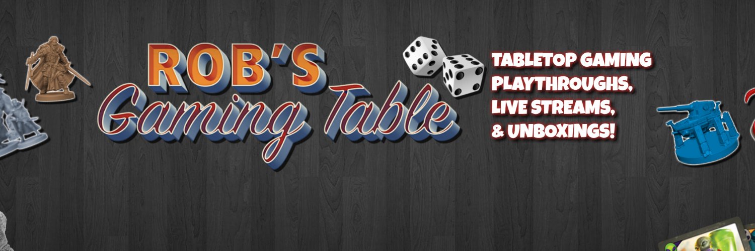 Rob's Gaming Table banner