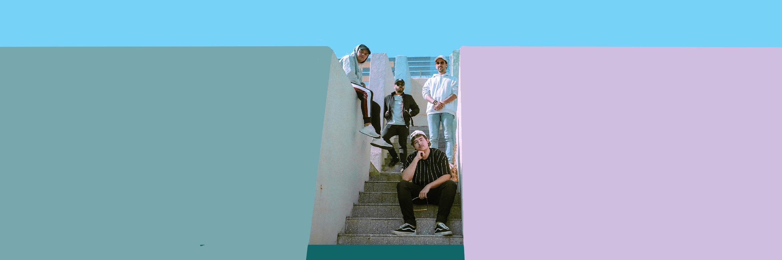 The right side NEW SINGLE OUT! banner