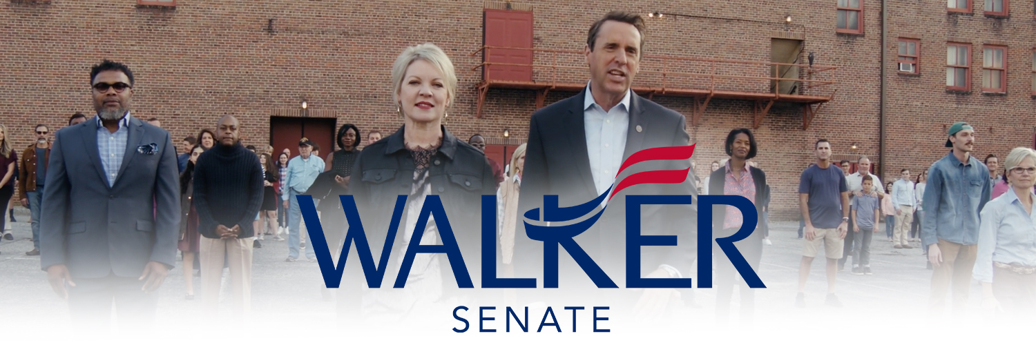 Team Mark Walker for Senate banner