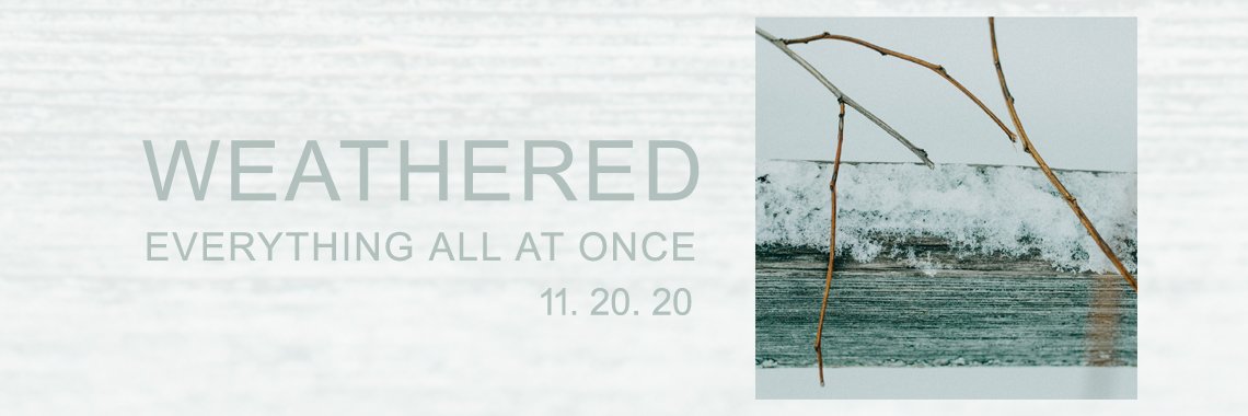 Weathered banner