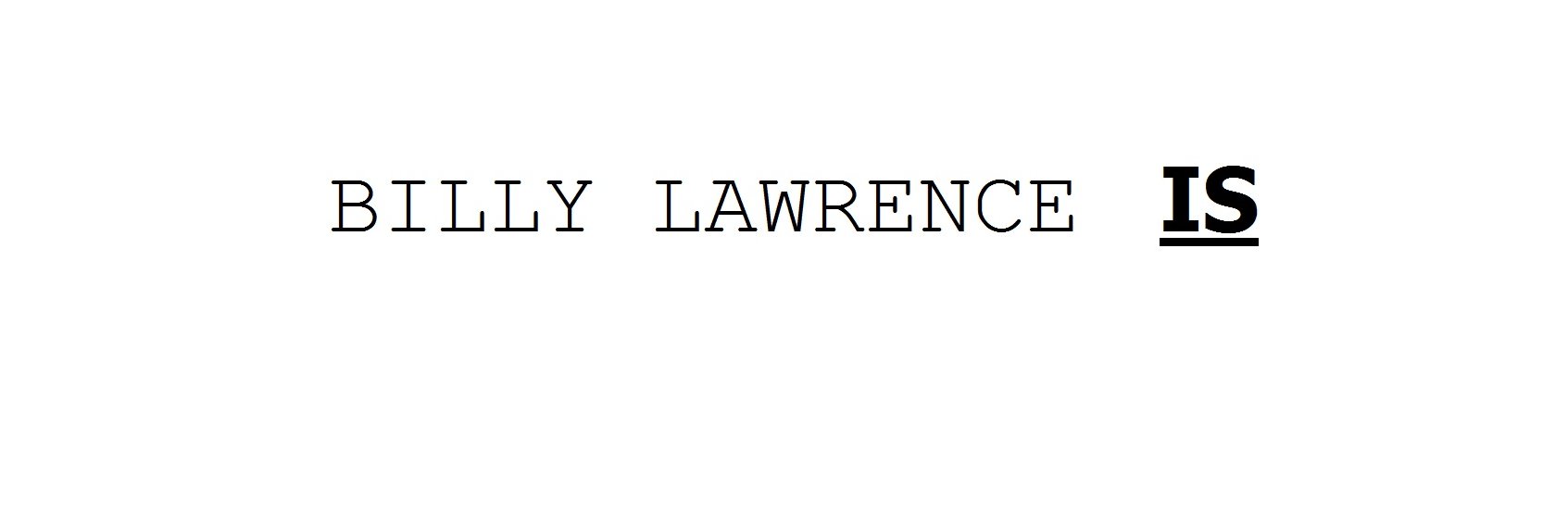billylawrenceis's profile banner image