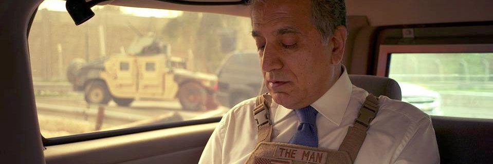 Zalmay Khalilzad's banner