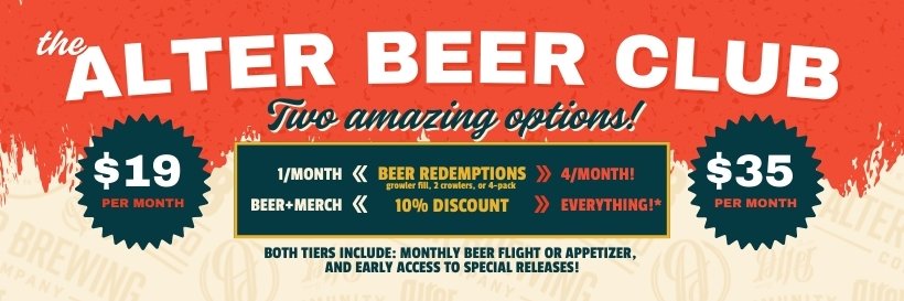 Alter Brewing Company banner