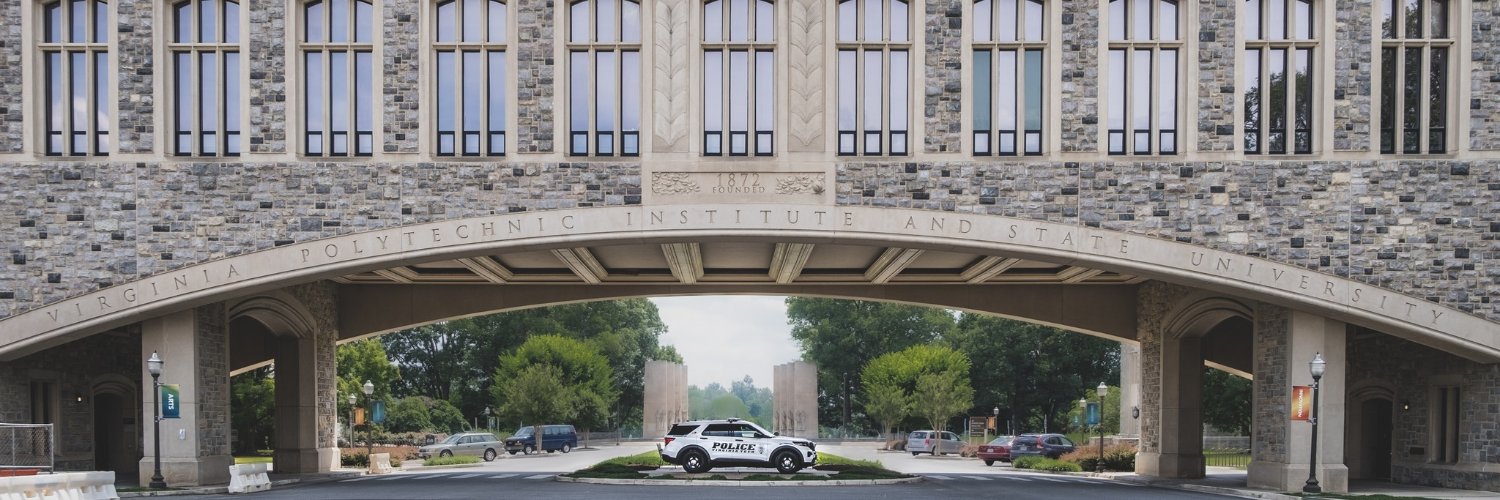 Virginia Tech Police banner