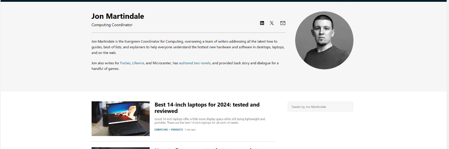 Jon Martindale banner