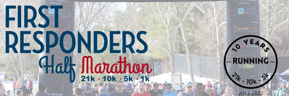 First Responders Half Marathon banner