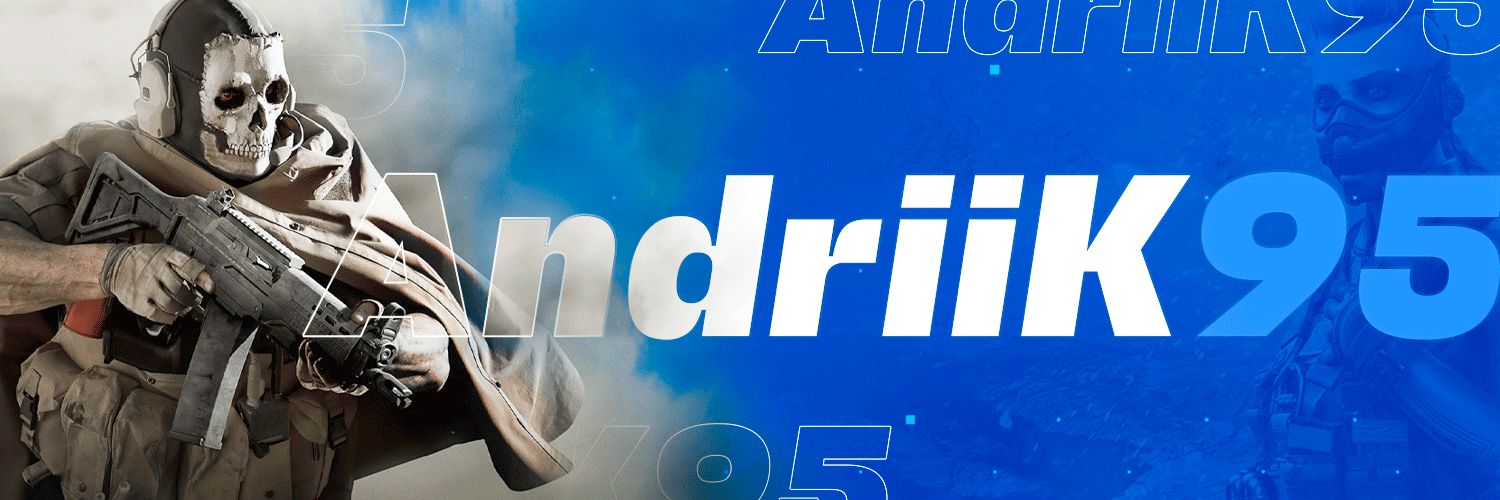 AndriiK95's profile banner image
