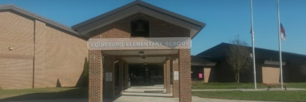 Louisburg Elementary banner
