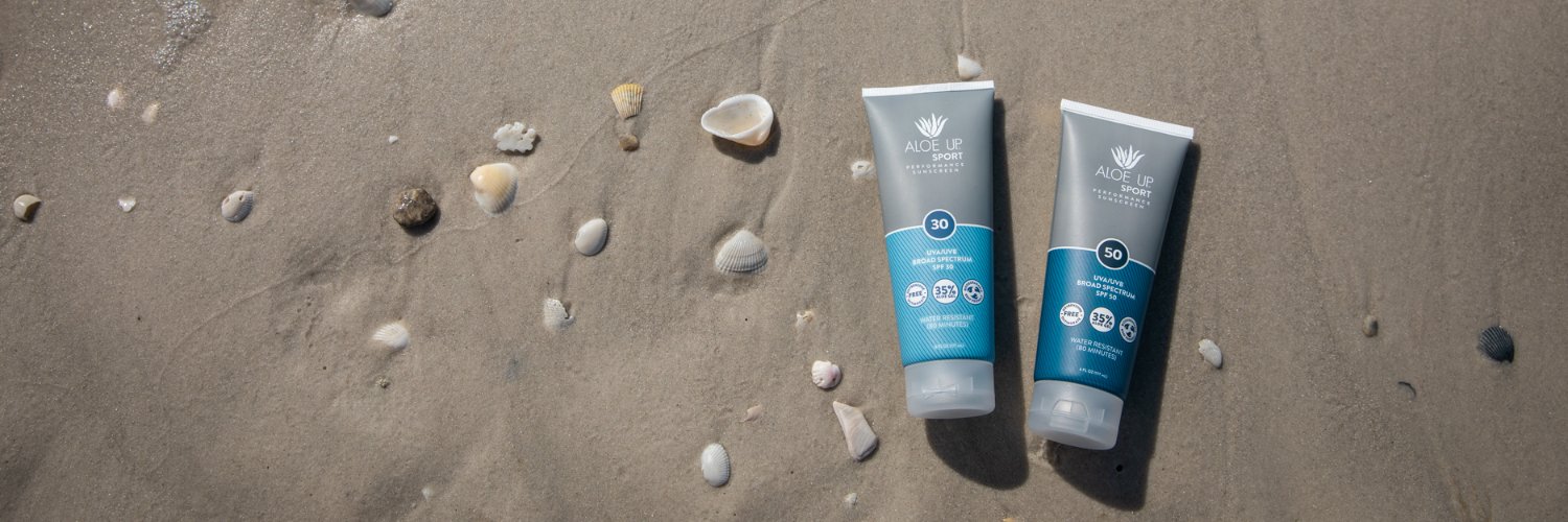 Aloe Up Suncare banner