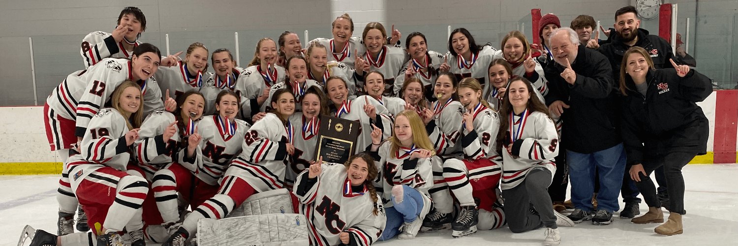 NCHS Girls Ice Hockey banner