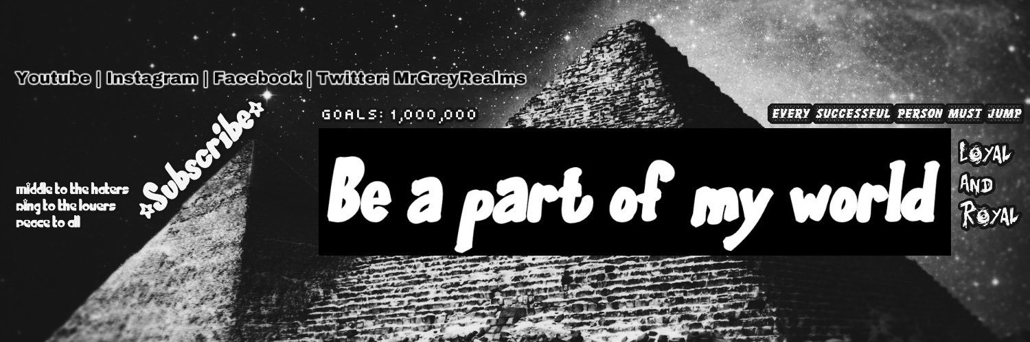 MrGreyRealms's profile banner image