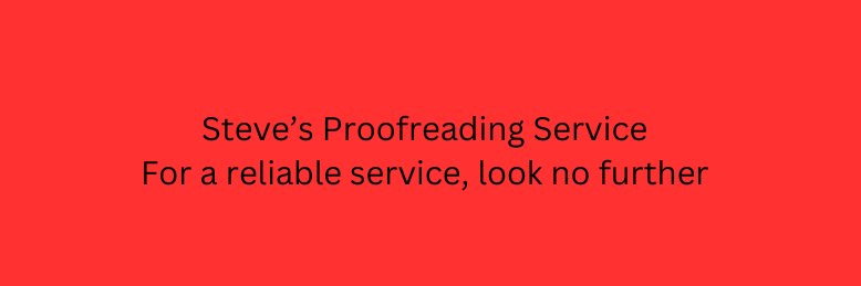 SJ Proofreading banner