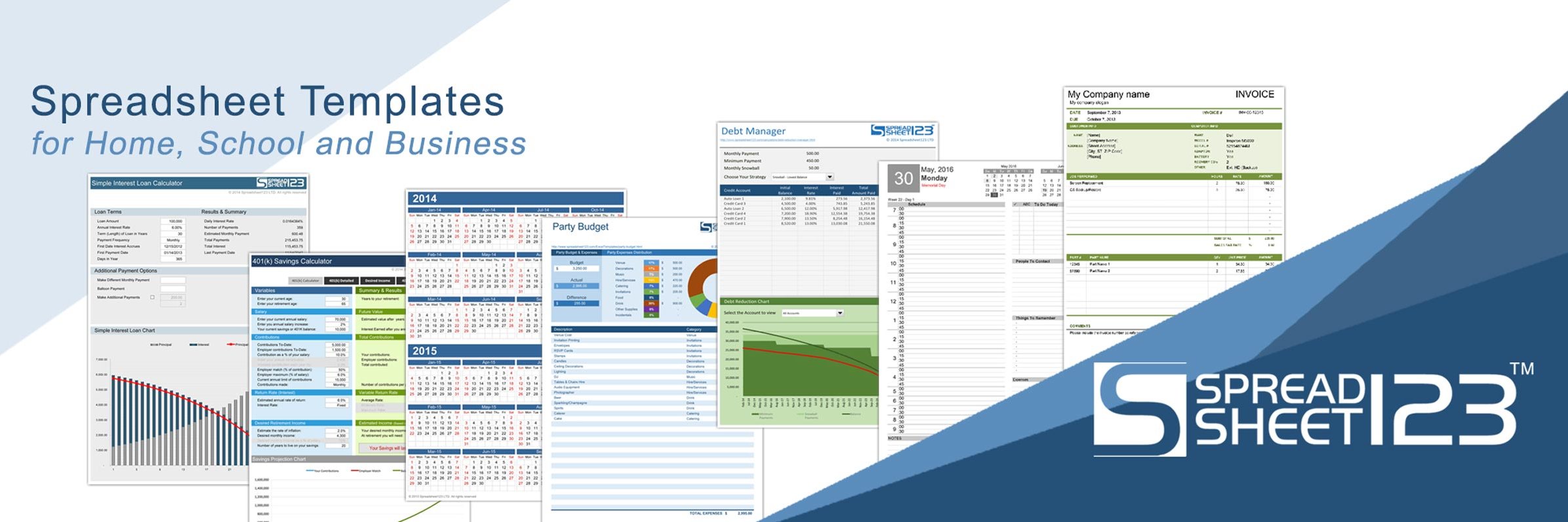 Spreadsheet123's profile banner image