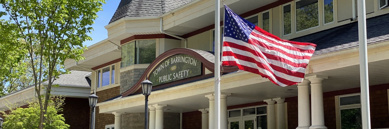 Barrington Police Dept.'s banner