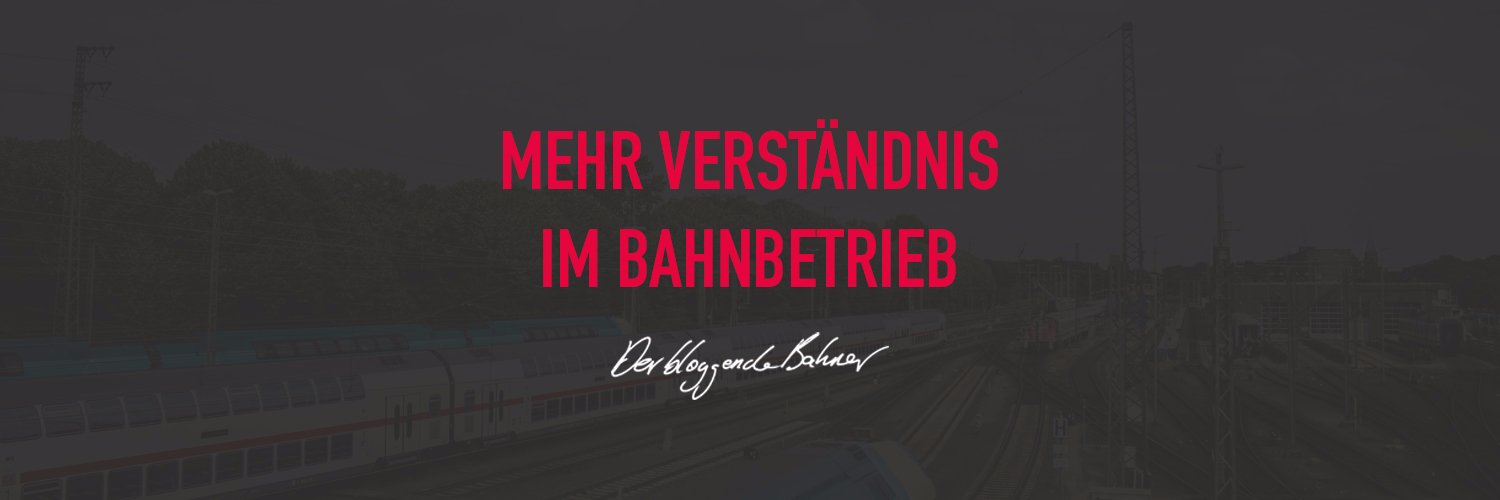 Der bloggende Bahner banner