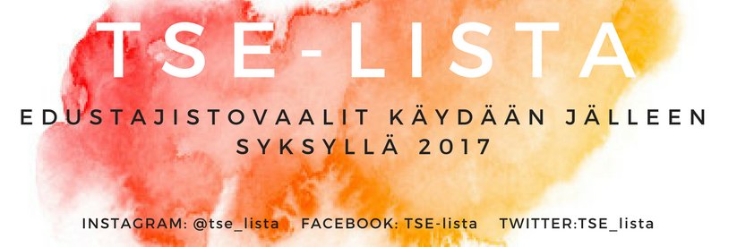TSE-lista banner