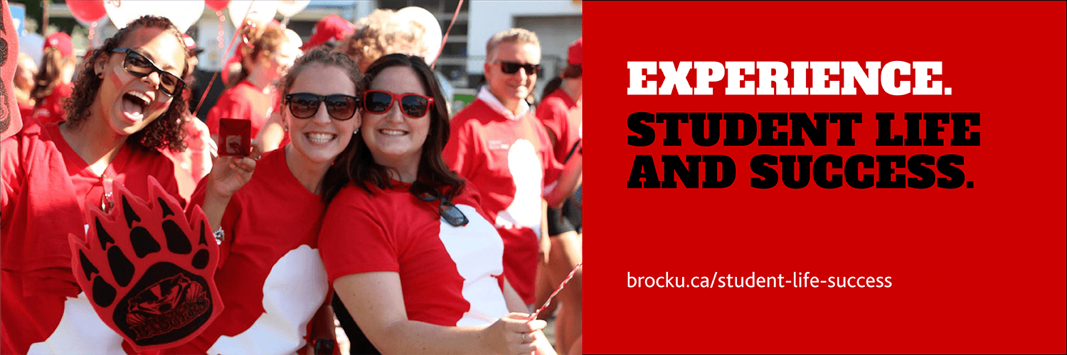 Brock Student Life and Success banner