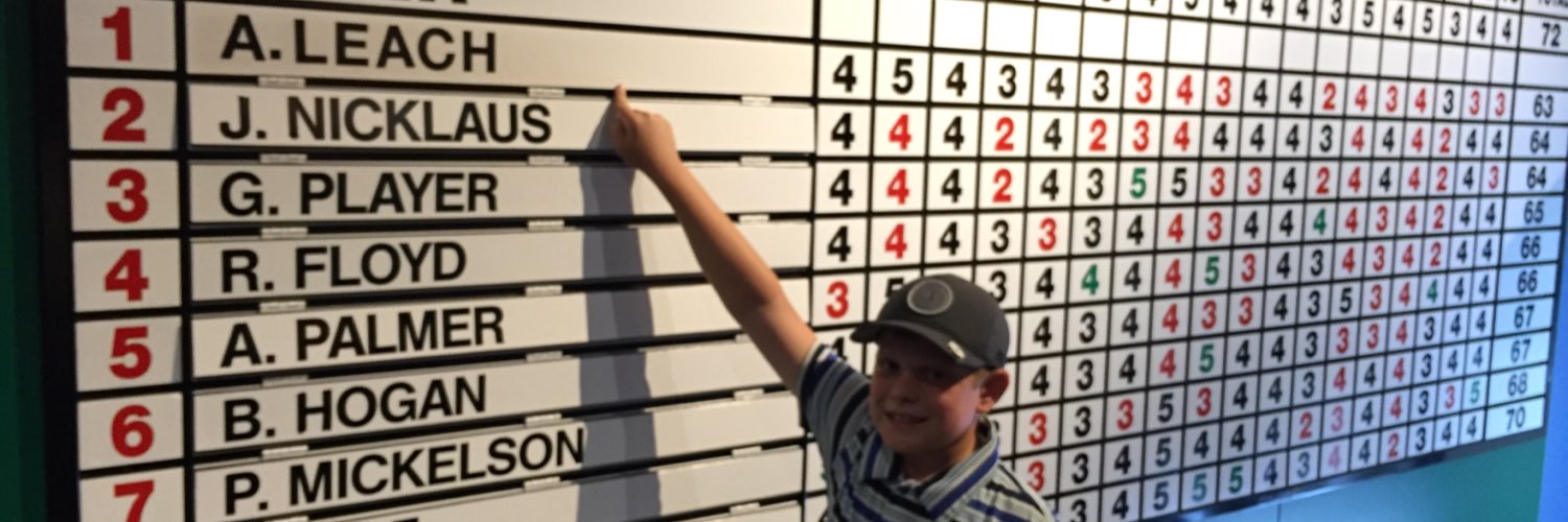 AaronLeachGolf's profile banner image