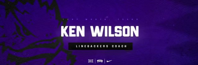 Coach Ken Wilson banner