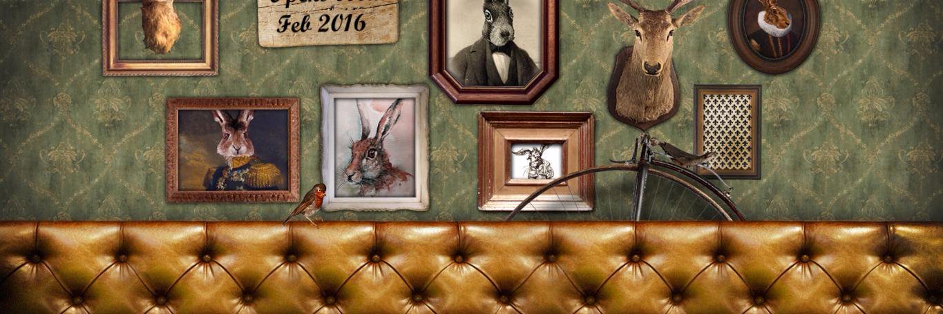 The Milton Hare banner