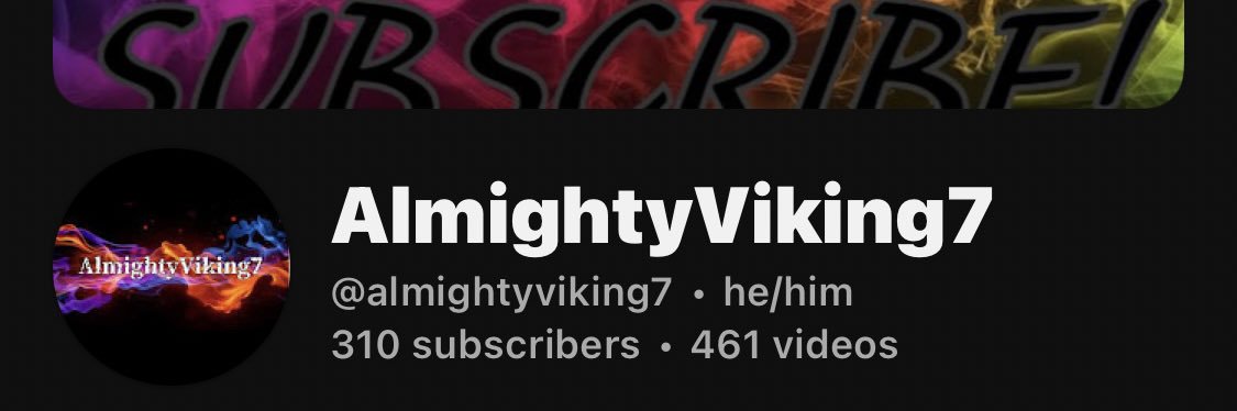 AlmightyViking7's profile banner image