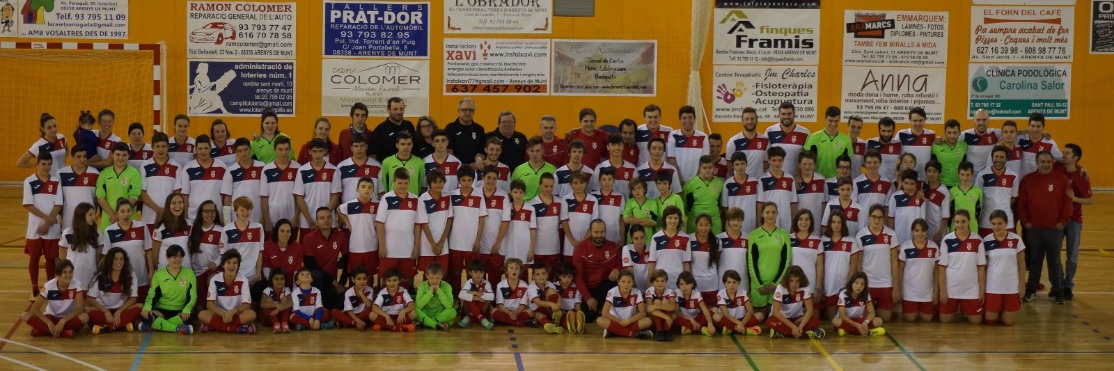 Club Futbol Sala Arenys de Munt banner