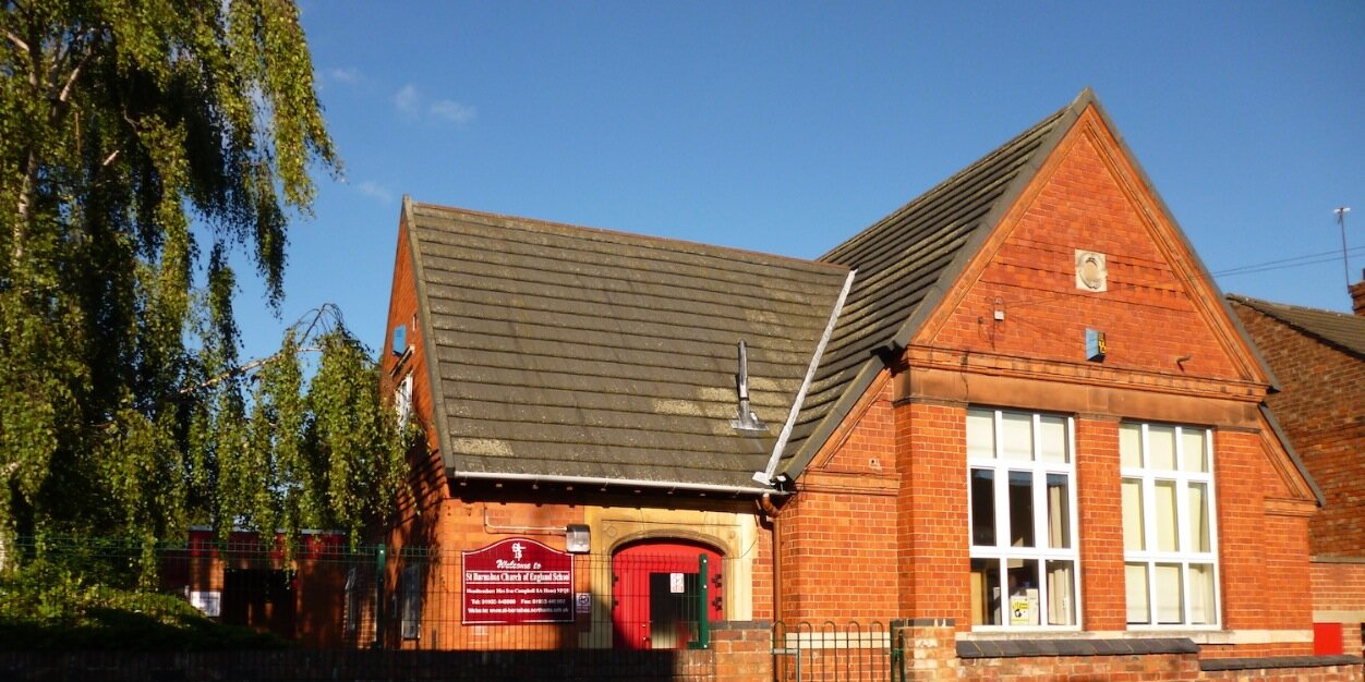 St Barnabas School banner