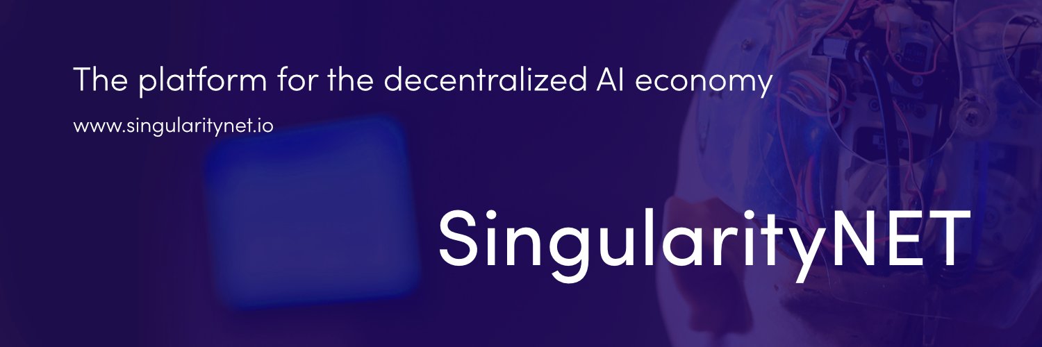 SingularitytNET's profile banner image