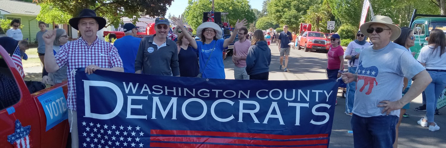Democratic Party of Washington County, Oregon banner