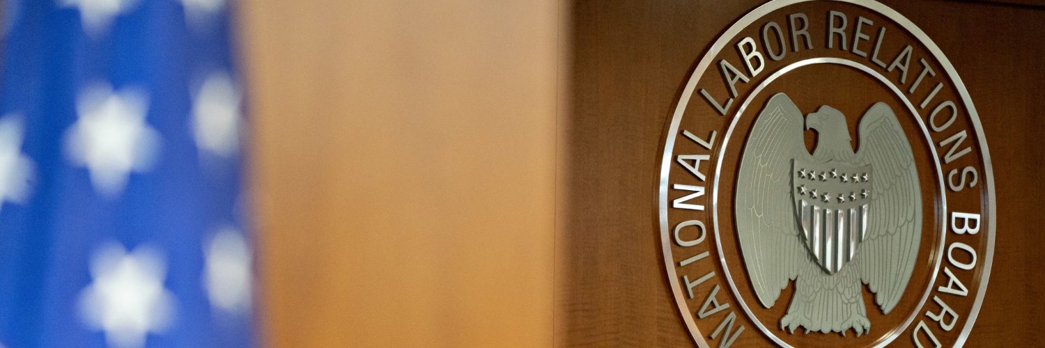 NLRB's banner