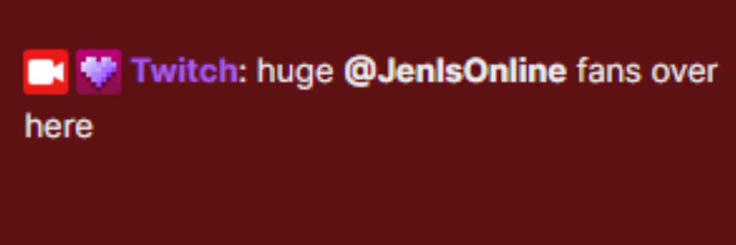 JenIsOnline's banner