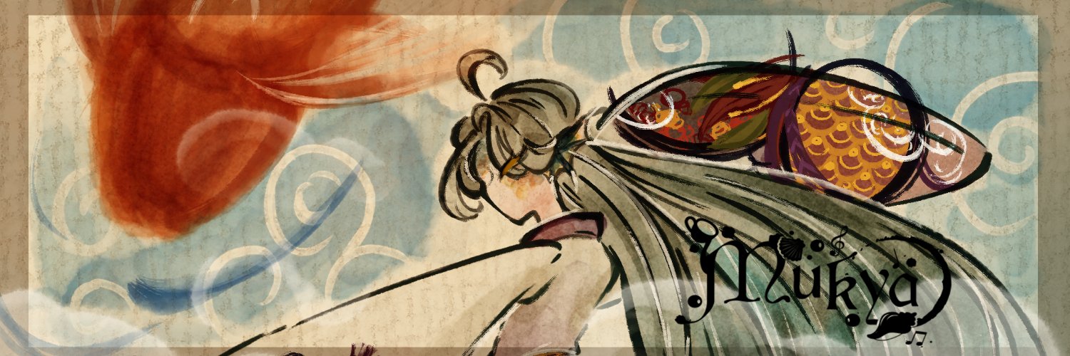 Mukya ☕️🐚 𝄆 VTUBER 𝄇 banner