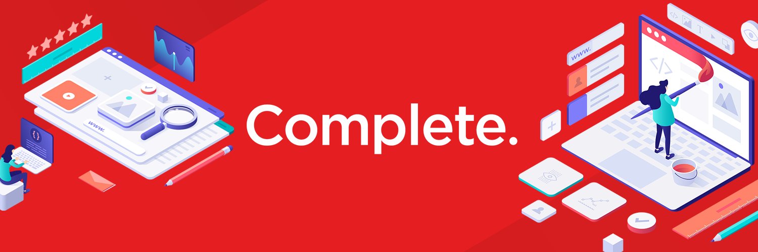 Complete. banner