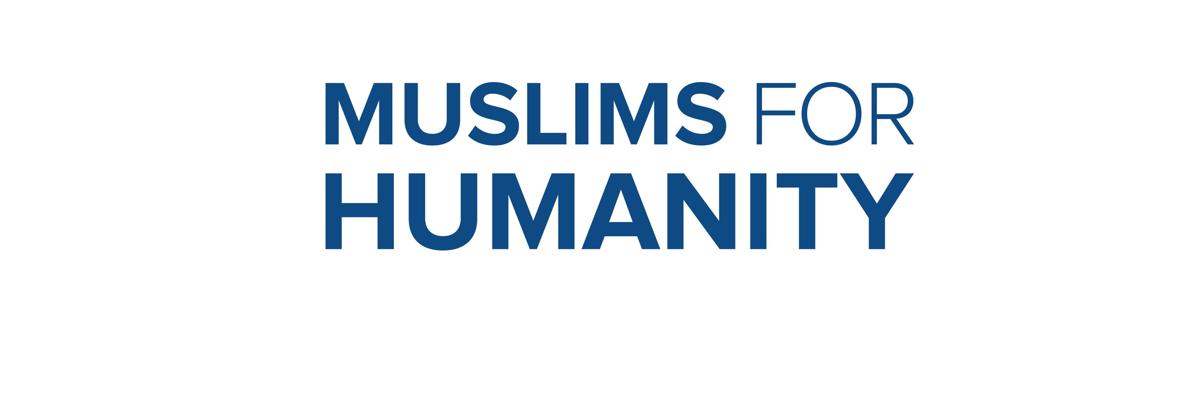 Muslims For Humanity banner