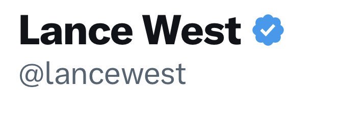 Lance West banner