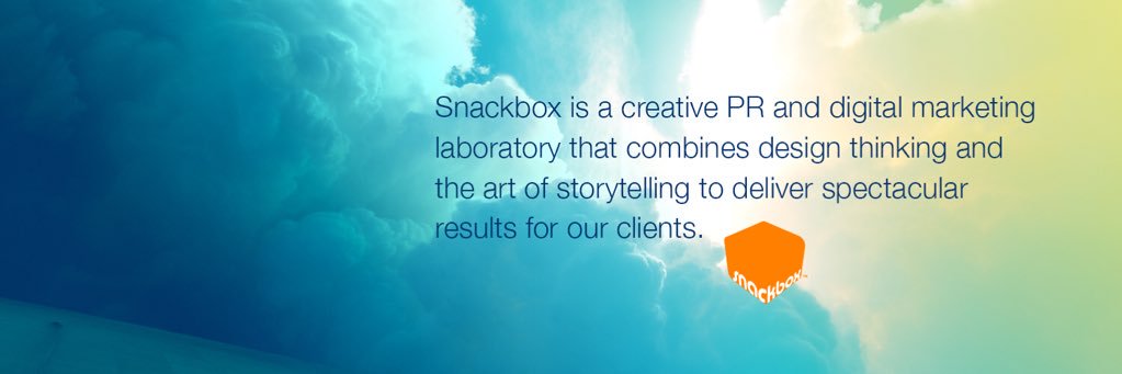 Snackbox PR banner