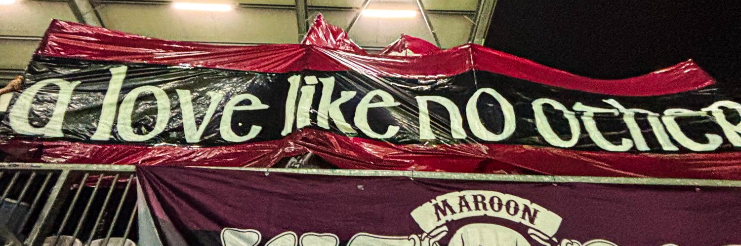 The Maroon Army banner