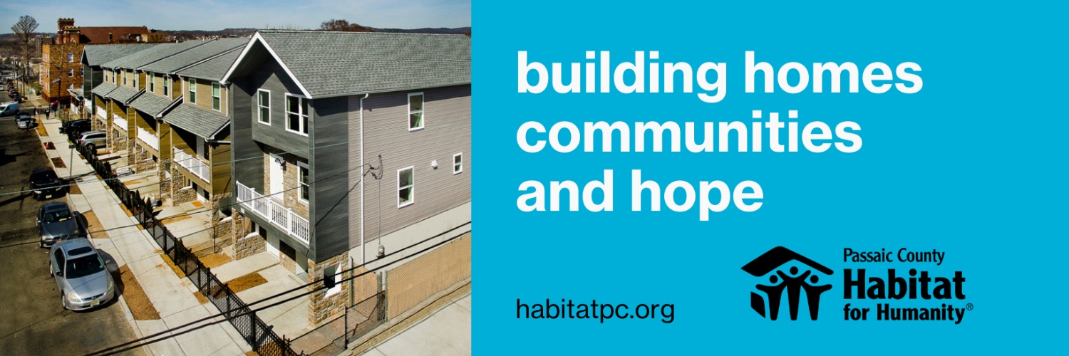 Passaic County Habitat for Humanity's banner