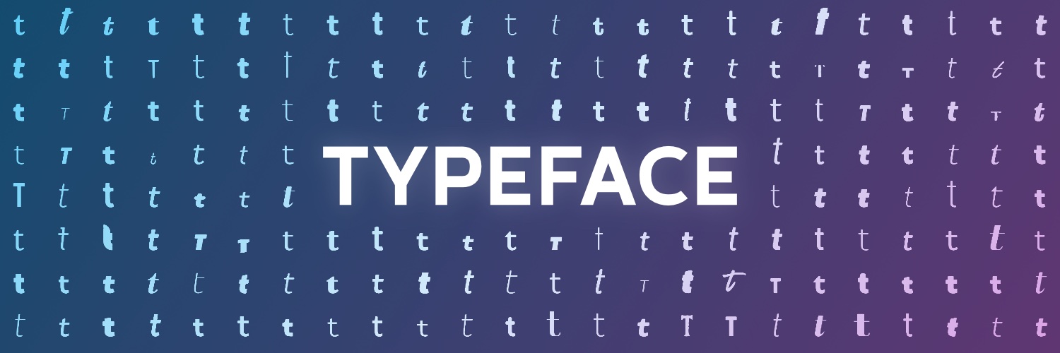 Typeface banner