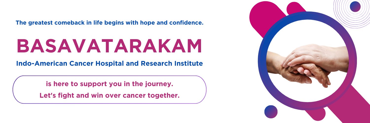 Basavatarakam Indo American Cancer Hospital banner
