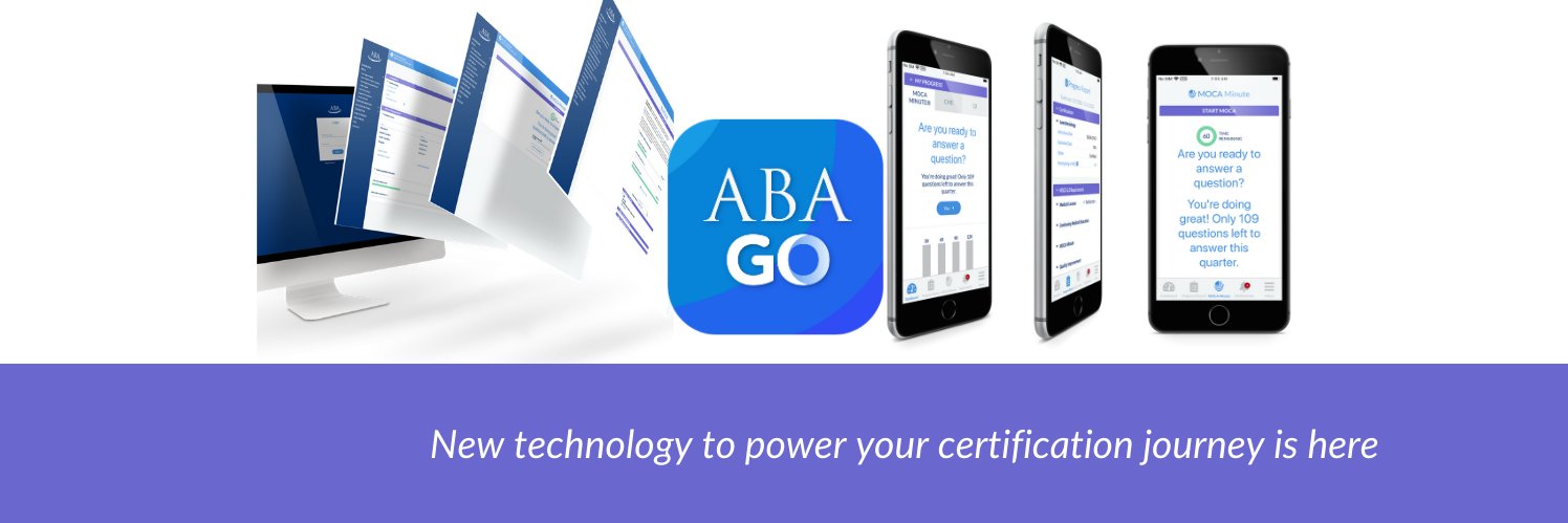 The American Board of Anesthesiology banner