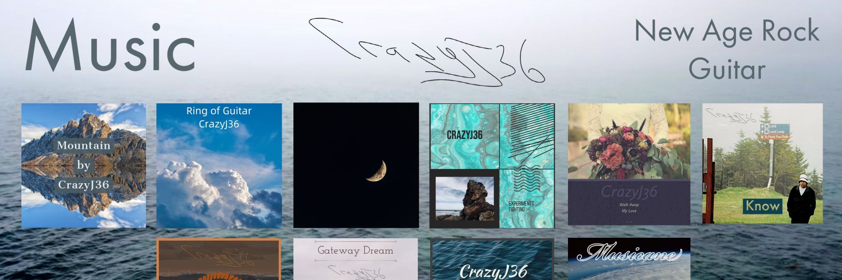 CrazyJ36 Music banner