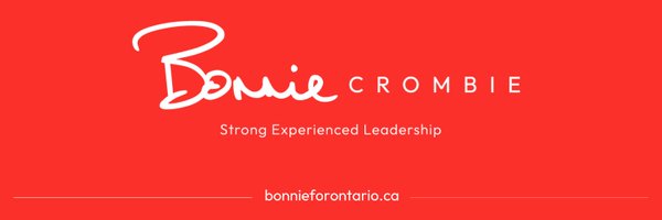 Bonnie Crombie 🇨🇦 Profile Banner