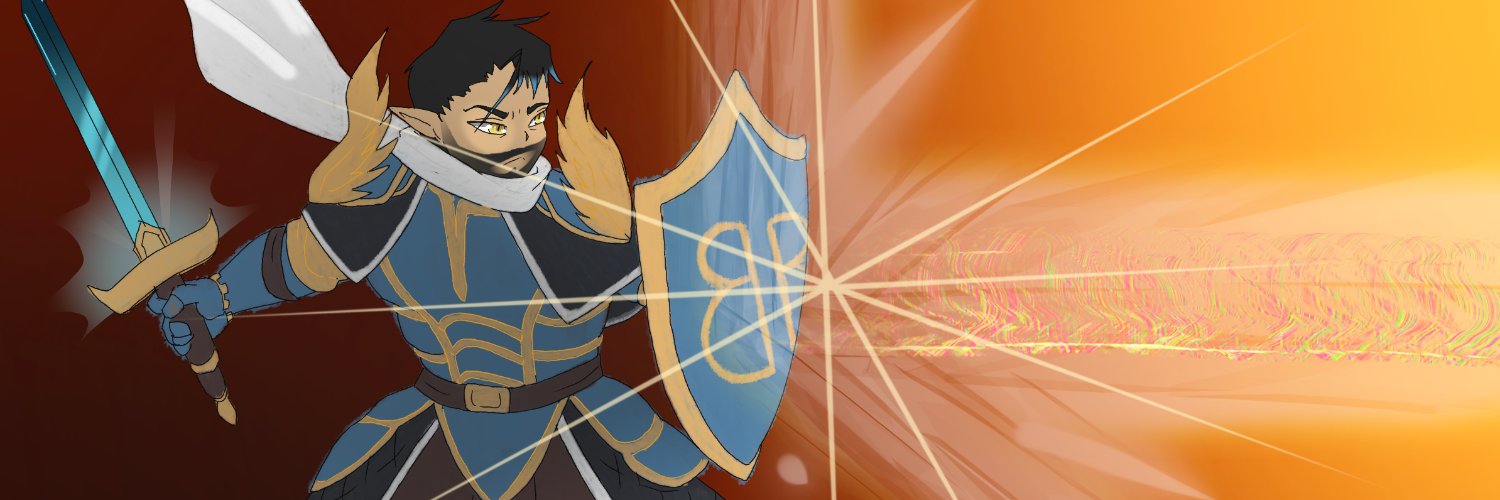 BalianBlue | Dhampir Paladin VTuber | banner