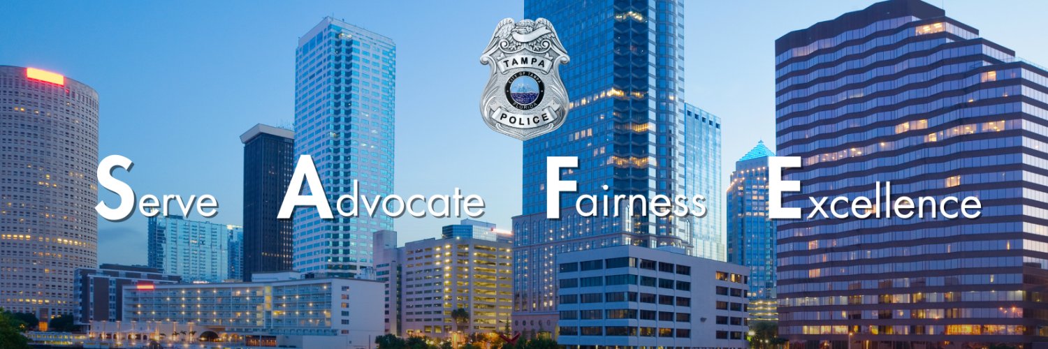 Tampa Police Department's banner